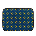 Yellow Duck Pattern Print Laptop Sleeve