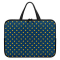 Yellow Duck Pattern Print Laptop Sleeve With Handle
