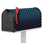 Yellow Duck Pattern Print Mailbox Cover