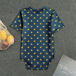 Yellow Duck Pattern Print Men's Bodysuit