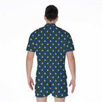 Yellow Duck Pattern Print Men's Rompers