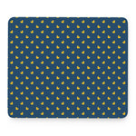 Yellow Duck Pattern Print Mouse Pad