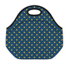 Yellow Duck Pattern Print Neoprene Lunch Bag