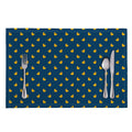 Yellow Duck Pattern Print Placemat