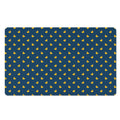 Yellow Duck Pattern Print Polyester Doormat