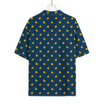 Yellow Duck Pattern Print Rayon Hawaiian Shirt