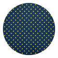 Yellow Duck Pattern Print Round Blanket