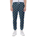 Yellow Duck Pattern Print Joggers