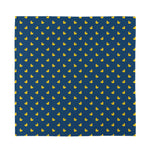 Yellow Duck Pattern Print Silk Bandana