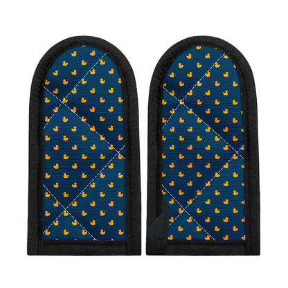 Yellow Duck Pattern Print Skillet Handle Cover