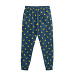 Yellow Duck Pattern Print Sweatpants