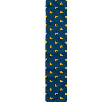 Yellow Duck Pattern Print Table Runner