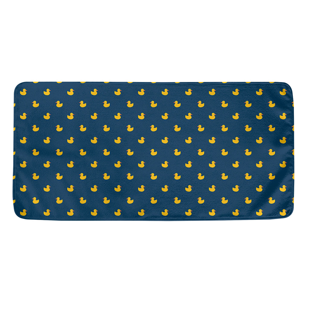 Yellow Duck Pattern Print Towel