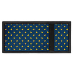 Yellow Duck Pattern Print Trifold Wallet