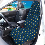 Yellow Duck Pattern Print Waterproof Car Seat Cover