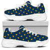 Yellow Duck Pattern Print White Chunky Shoes