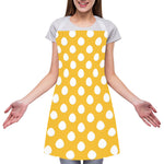 Yellow Eggs Pattern Print Adjustable Apron