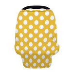 Yellow Eggs Pattern Print Baby Seat Cover
