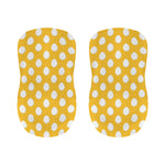 Yellow Eggs Pattern Print Bar Stool Covers