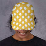 Yellow Eggs Pattern Print Baseball Cap