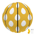 Yellow Eggs Pattern Print Basketball