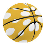 Yellow Eggs Pattern Print Basketball