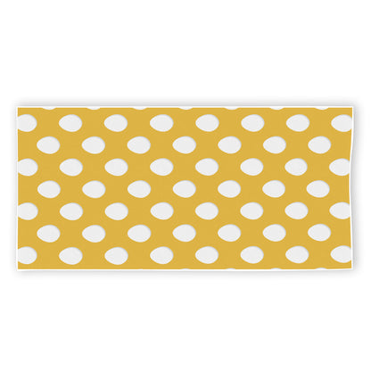 Yellow Eggs Pattern Print Beach Towel