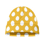 Yellow Eggs Pattern Print Beanie