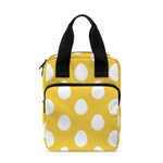Yellow Eggs Pattern Print Bible Tote Bag