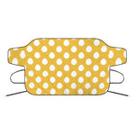 Yellow Eggs Pattern Print Car Windshield Snow Cover