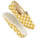 Yellow Eggs Pattern Print Casual Shoes