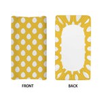 Yellow Eggs Pattern Print Changing Pad Cover