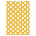 Yellow Eggs Pattern Print Curtain