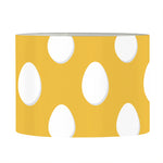 Yellow Eggs Pattern Print Drum Lamp Shade