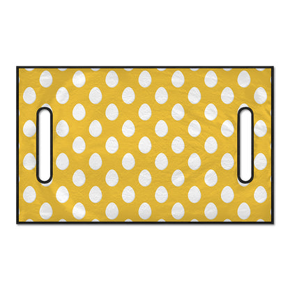 Yellow Eggs Pattern Print Golf Cart Seat Cover