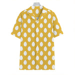 Yellow Eggs Pattern Print Hawaiian Shirt