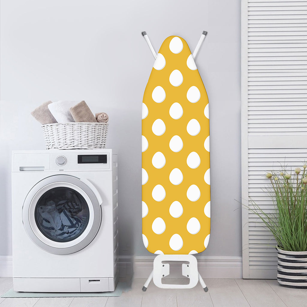 Yellow Eggs Pattern Print Ironing Board Cover