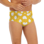 Yellow Eggs Pattern Print Men's Briefs