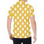 Yellow Eggs Pattern Print Men's Shirt