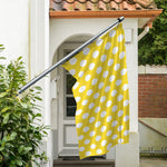 Yellow Eggs Pattern Print Polyester Flag