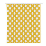Yellow Eggs Pattern Print Polyester Shower Curtain