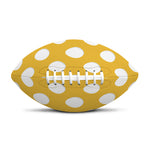Yellow Eggs Pattern Print Rugby Ball