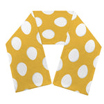 Yellow Eggs Pattern Print Scarf