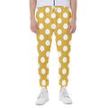 Yellow Eggs Pattern Print Joggers