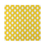 Yellow Eggs Pattern Print Silk Bandana