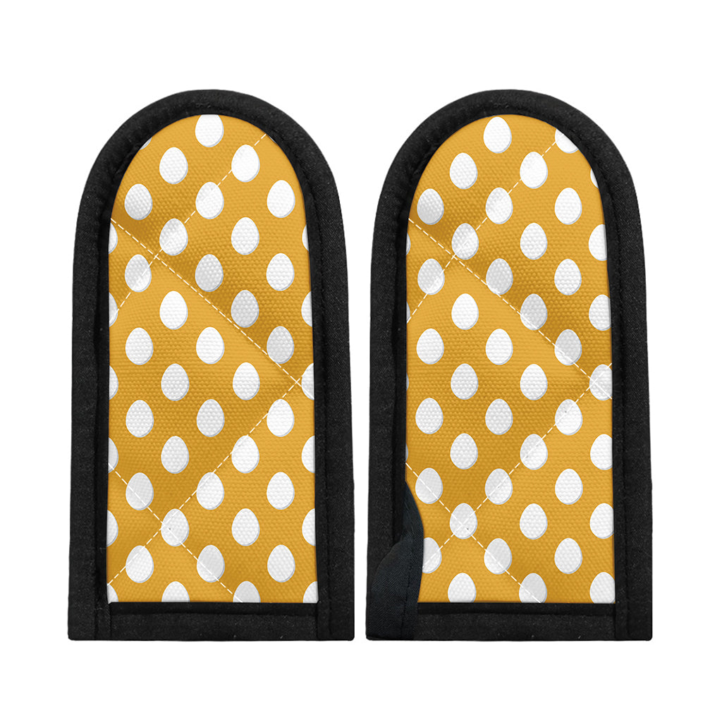 Yellow Eggs Pattern Print Skillet Handle Cover