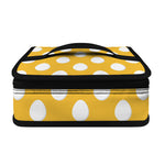 Yellow Eggs Pattern Print Small Lunch Bag