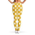 Yellow Eggs Pattern Print Women's Leggings