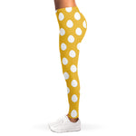 Yellow Eggs Pattern Print Women's Leggings