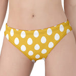 Yellow Eggs Pattern Print Women's Panties